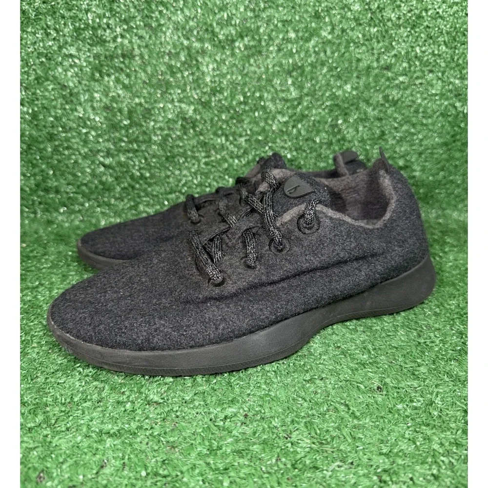 Allbirds Wool Runners Women Size 7 Black Athletic Running Comfort Shoes Sneakers